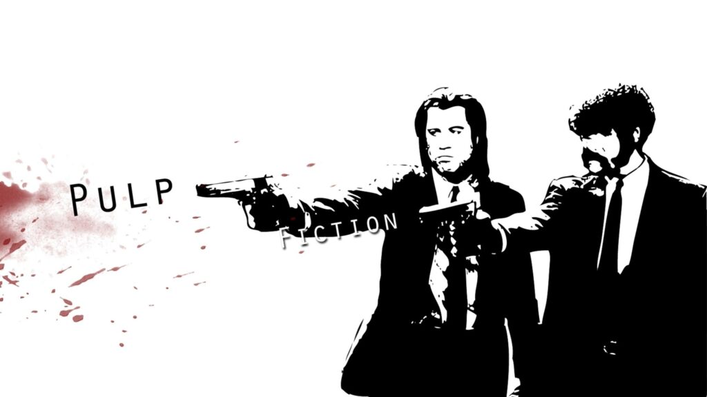 Samuel L Jackson and John Travolta in Pulp Fiction Wallpapers free