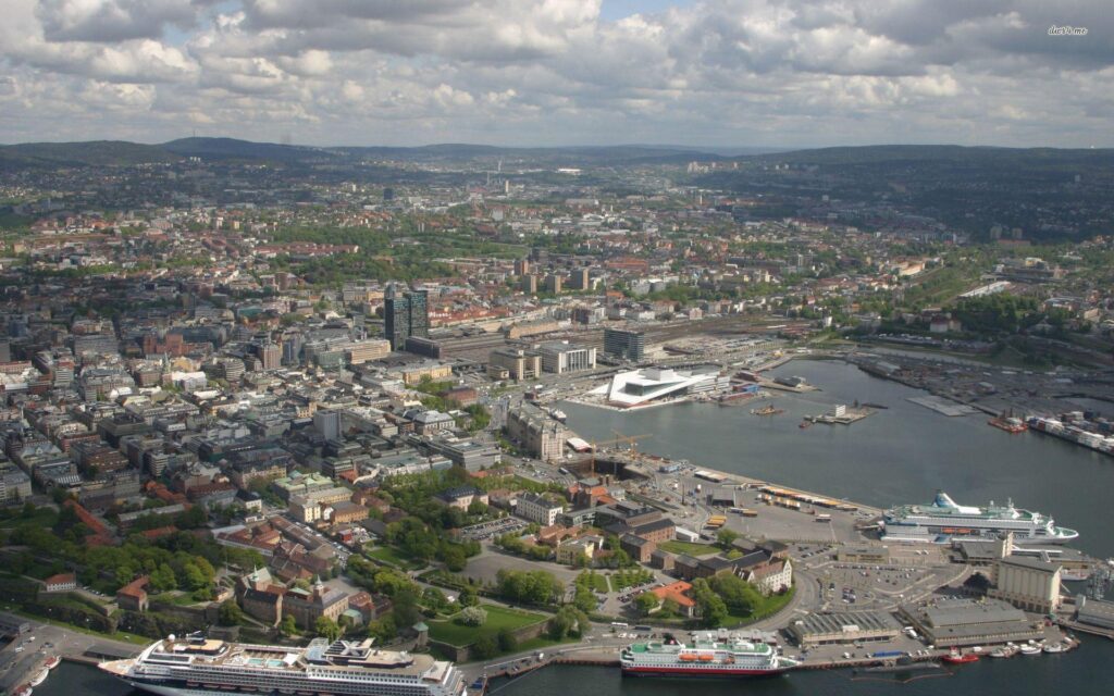 Oslo from above wallpapers