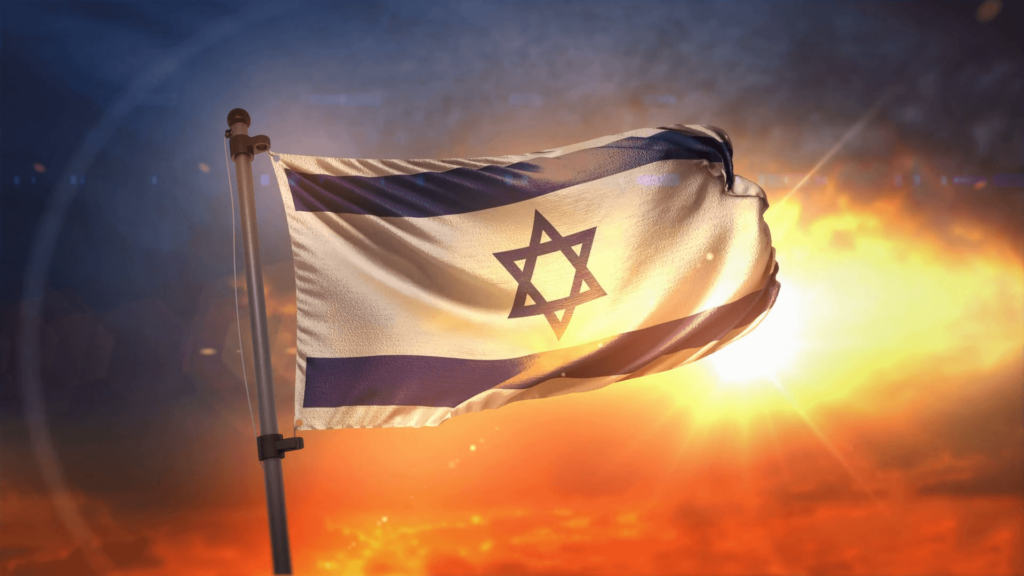 Photo Collection Israel Flag Sunset Wallpapers