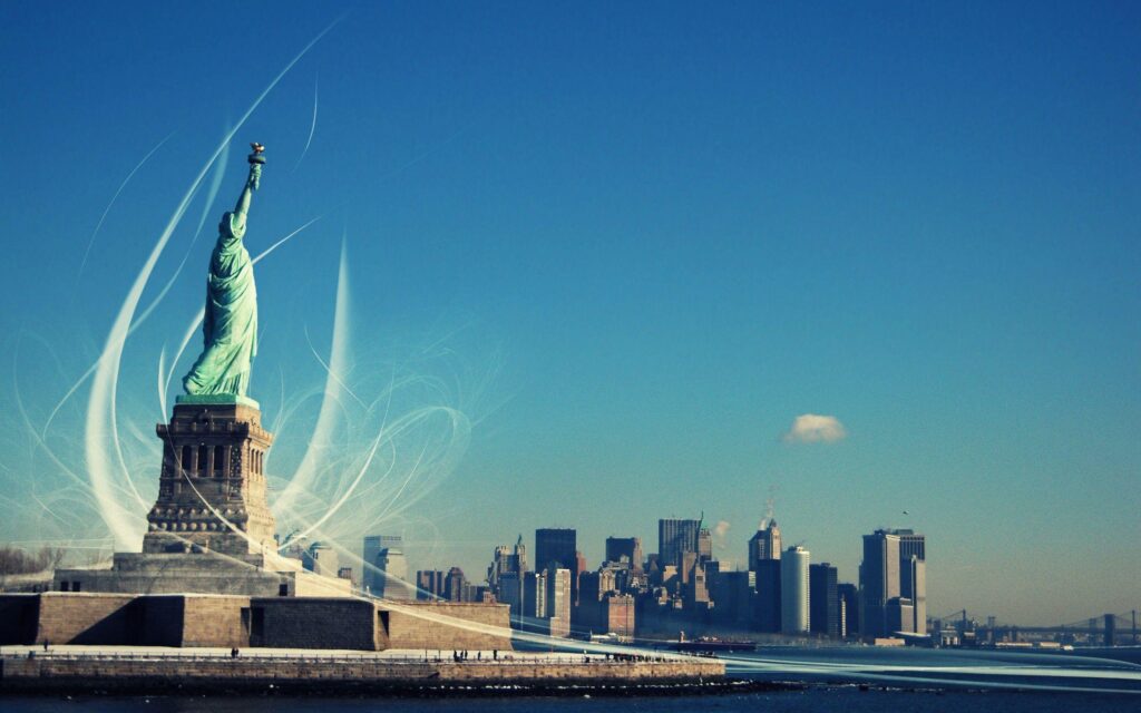 New York&Statue of Liberty Wallpapers