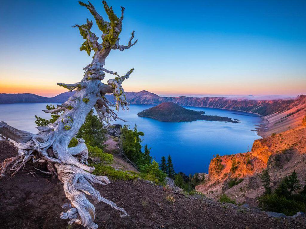 Crater Lake National Park Oregon Usa Desk 4K 2K Wallpapers