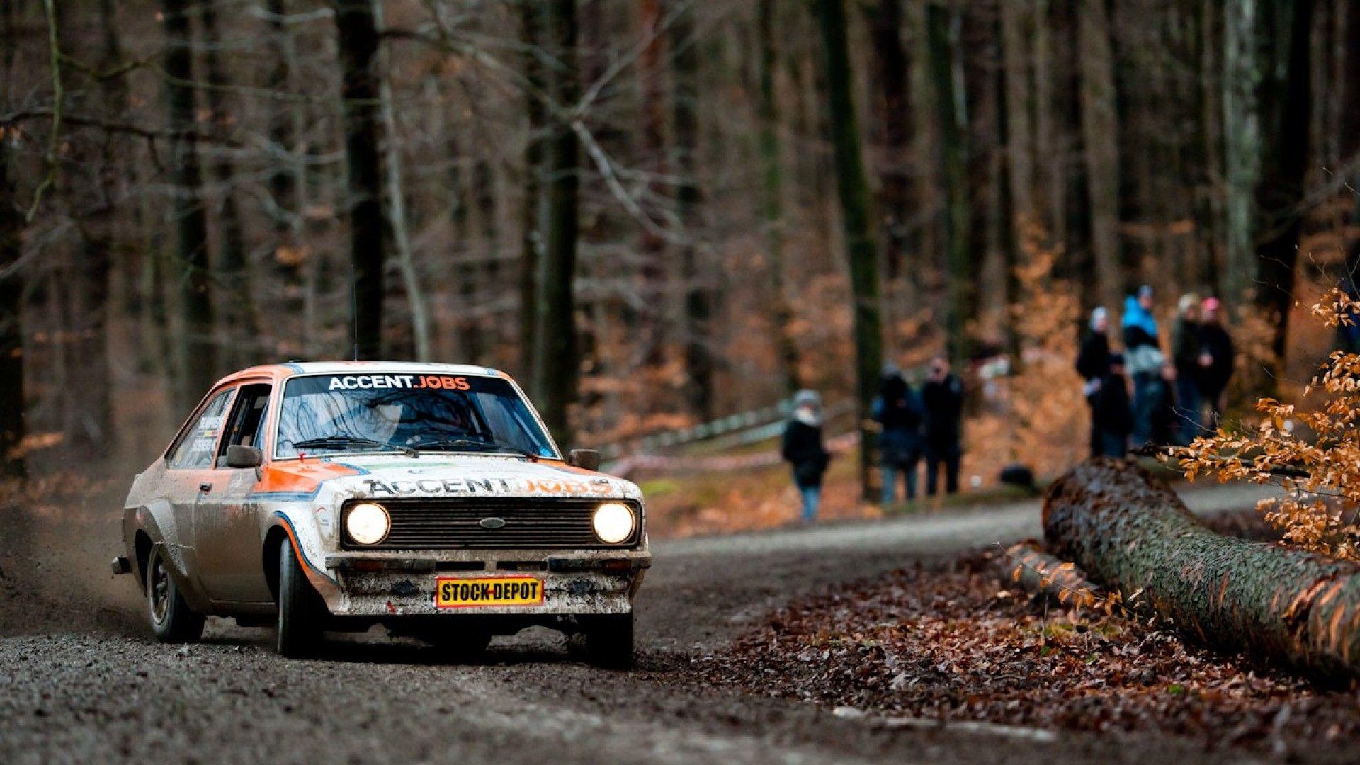 SimplyWallpapers Ford Escort cars forests races racing