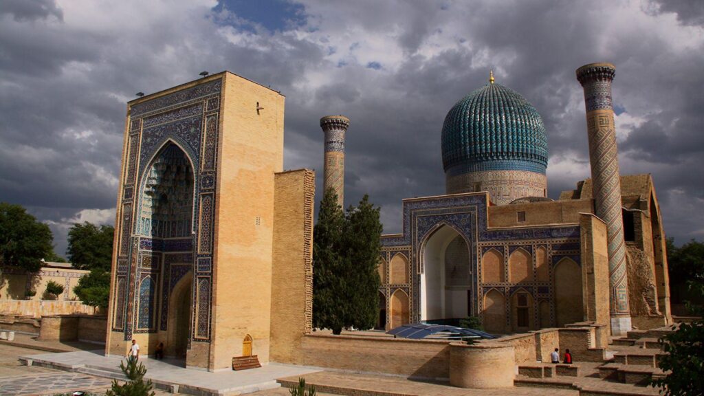 Mosque Uzbekistan Samarkand Temples Cities
