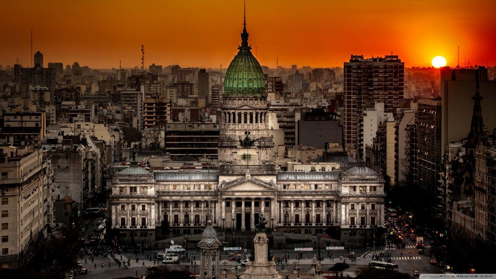 Argentine National Congress Palace Buenos Aires, Argentina HD