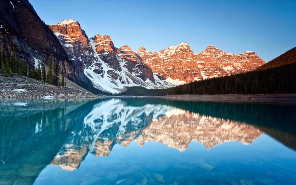 Moraine Lake Reflections Wallpapers