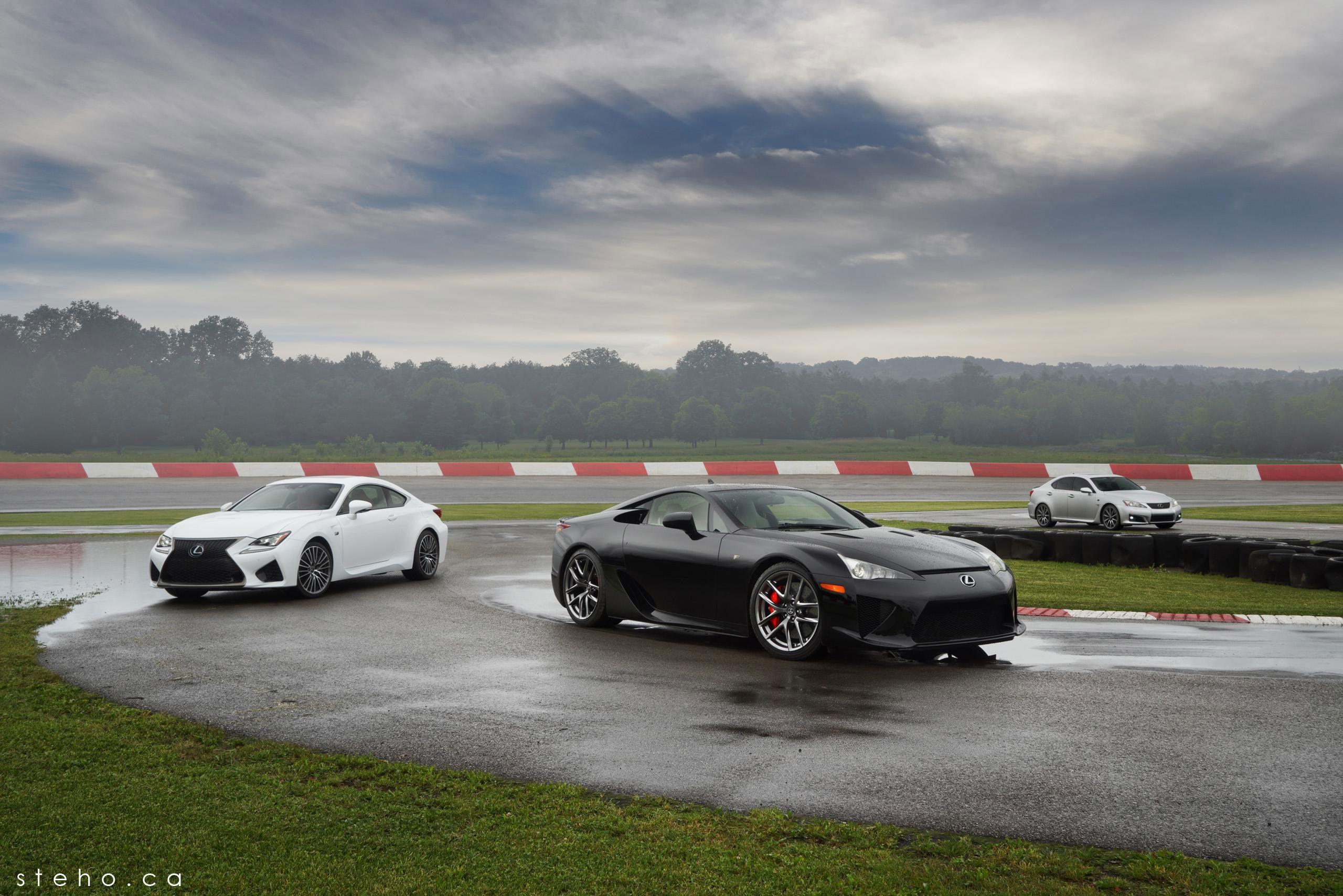 Desk 4K Wallpapers The Lexus LFA, RC F, & IS F All Together