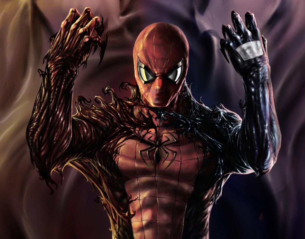 Spiderman venom carnage symbiote 2K wallpapers