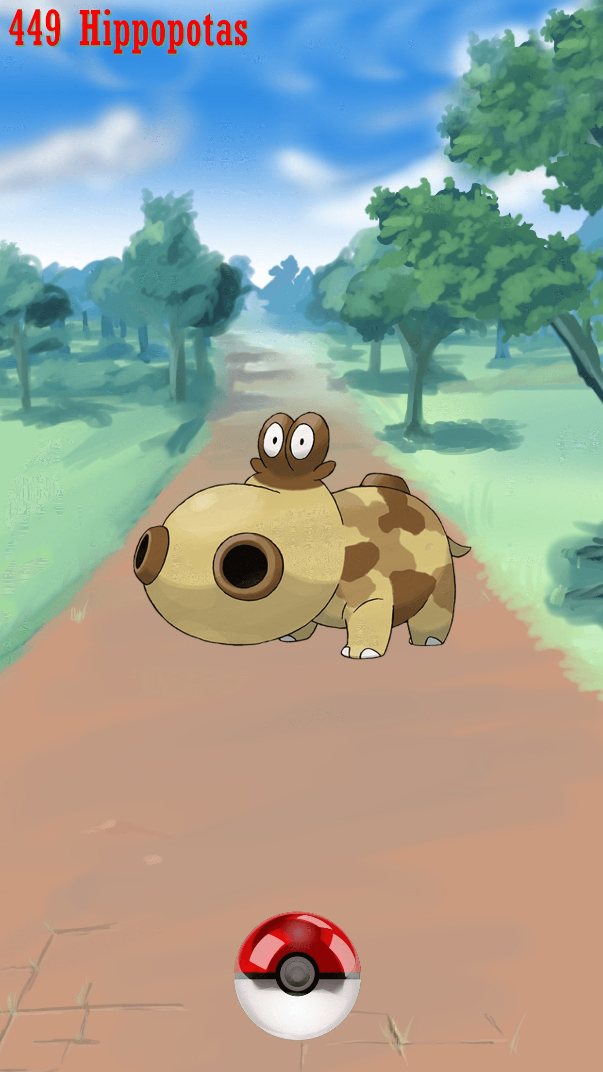 Street Pokeball Hippopotas