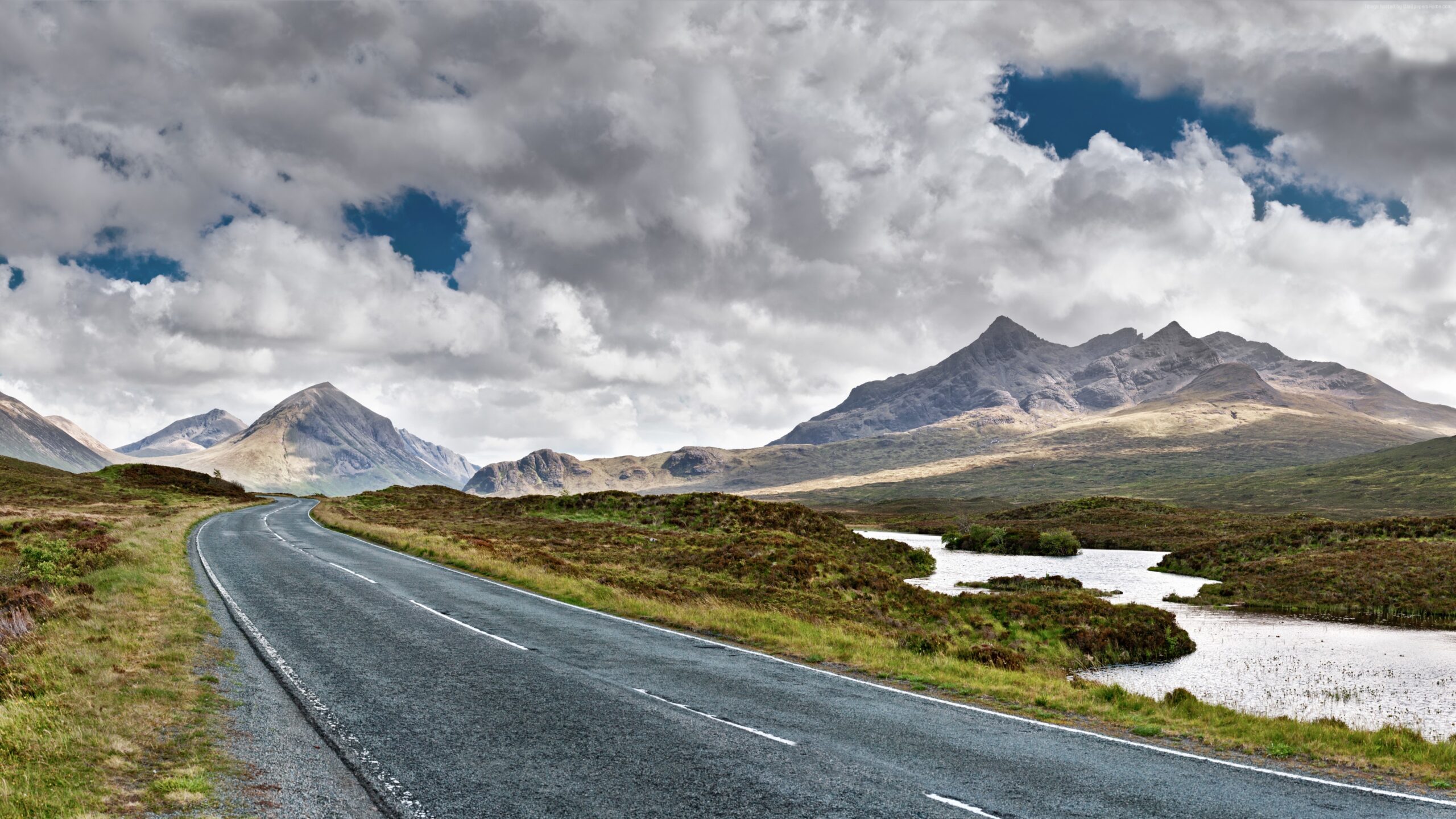 Wallpapers Isle of Skye, Scotland, Europe, road, mountain, travel, k