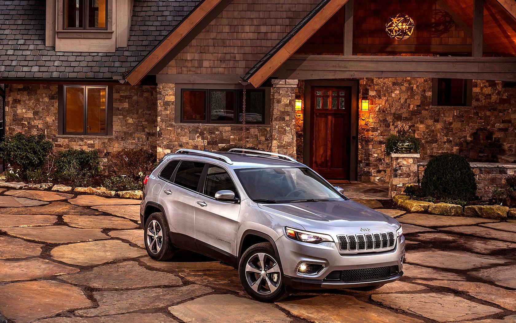 Jeep Cherokee Limited Grey 2K Wallpapers