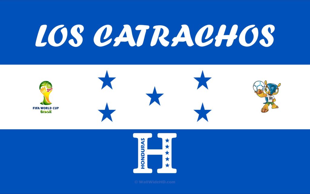 Los Catrachos Honduras Football Crest Logo World Cup