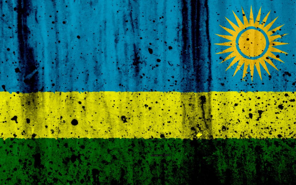Download wallpapers Rwanda flag, k, grunge, flag of Rwanda, Africa
