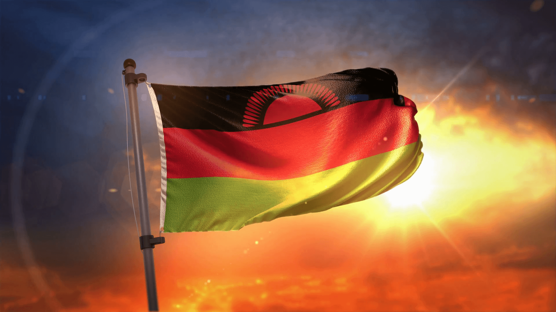 Malawi Flag Wallpaper