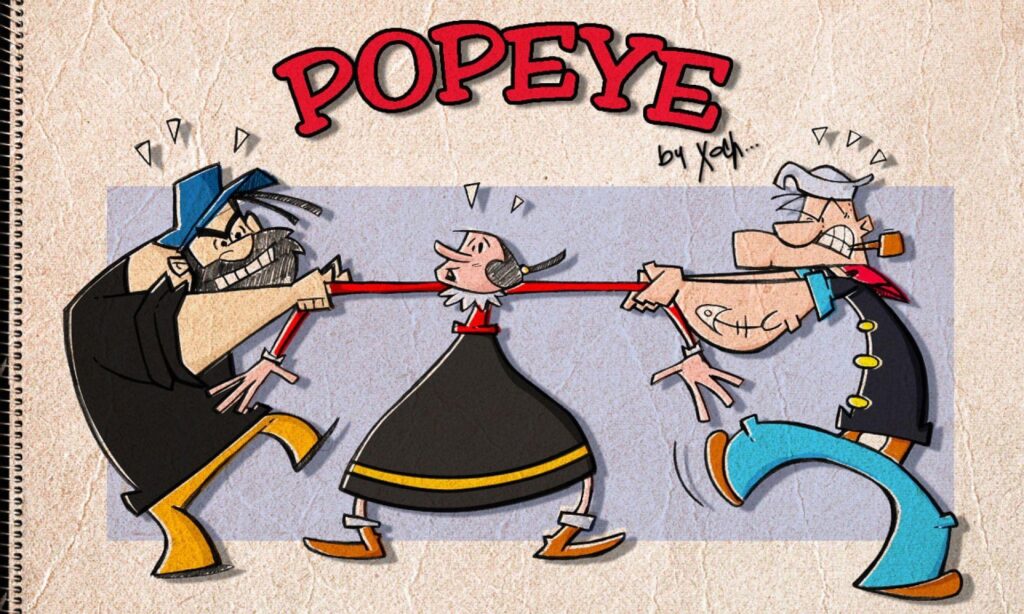 Pics Popeye Cartoon and Brutus Free For I Pad Tablet Mobile Wallpaper