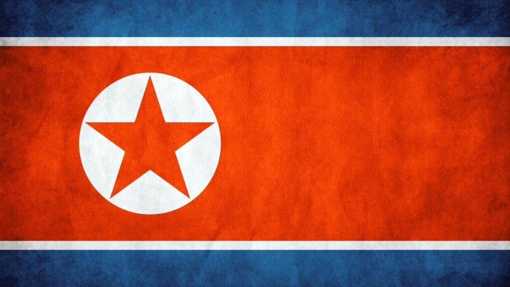 Download wallpapers north korea, background, texture, flag