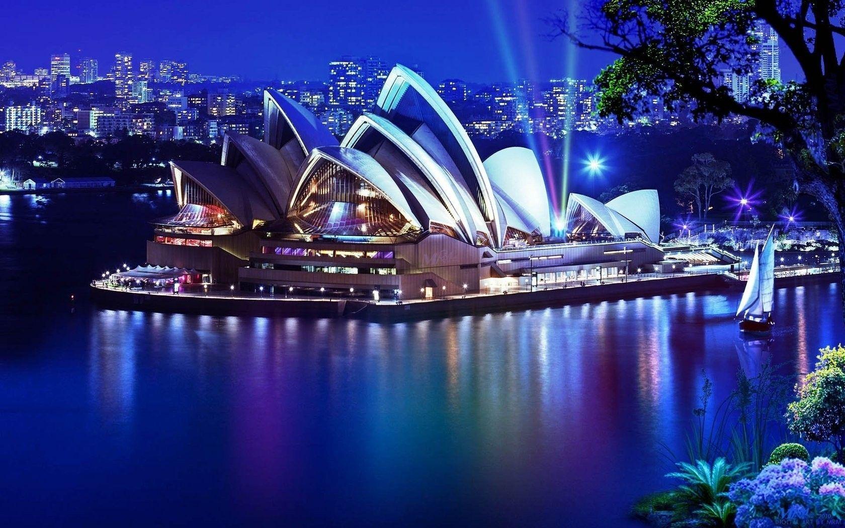 Landscapes sydney opera house wallpapers