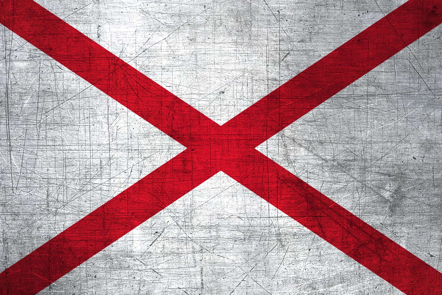 Alabamian Flag Metal