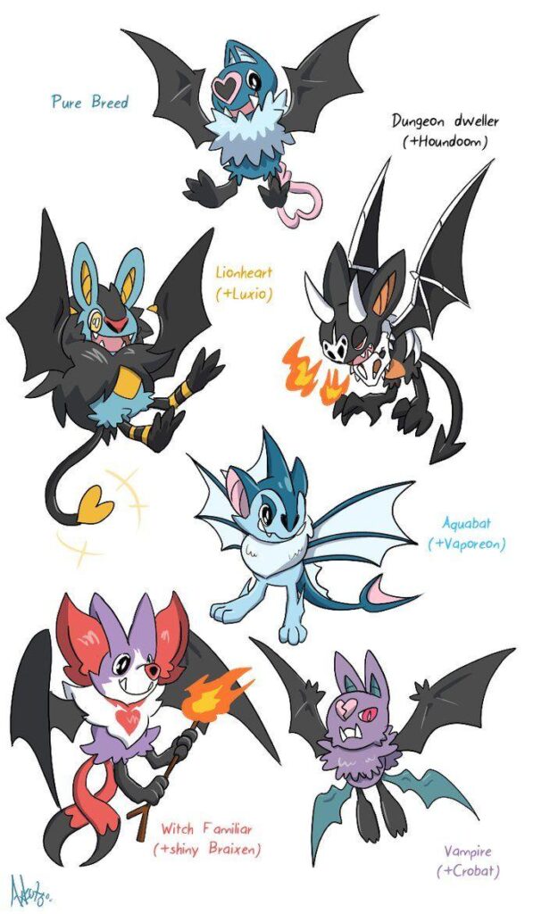 Swoobat variants by Axl
