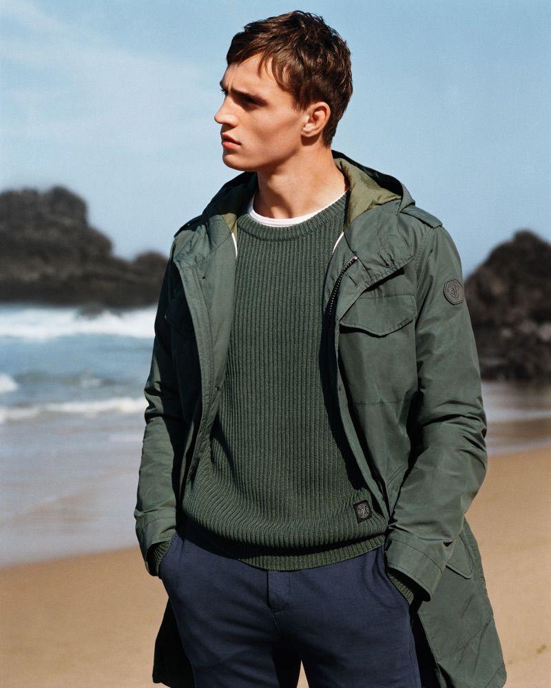 Julian Schneyder Hits the Beach for Marc O’Polo Spring ‘ Campaign