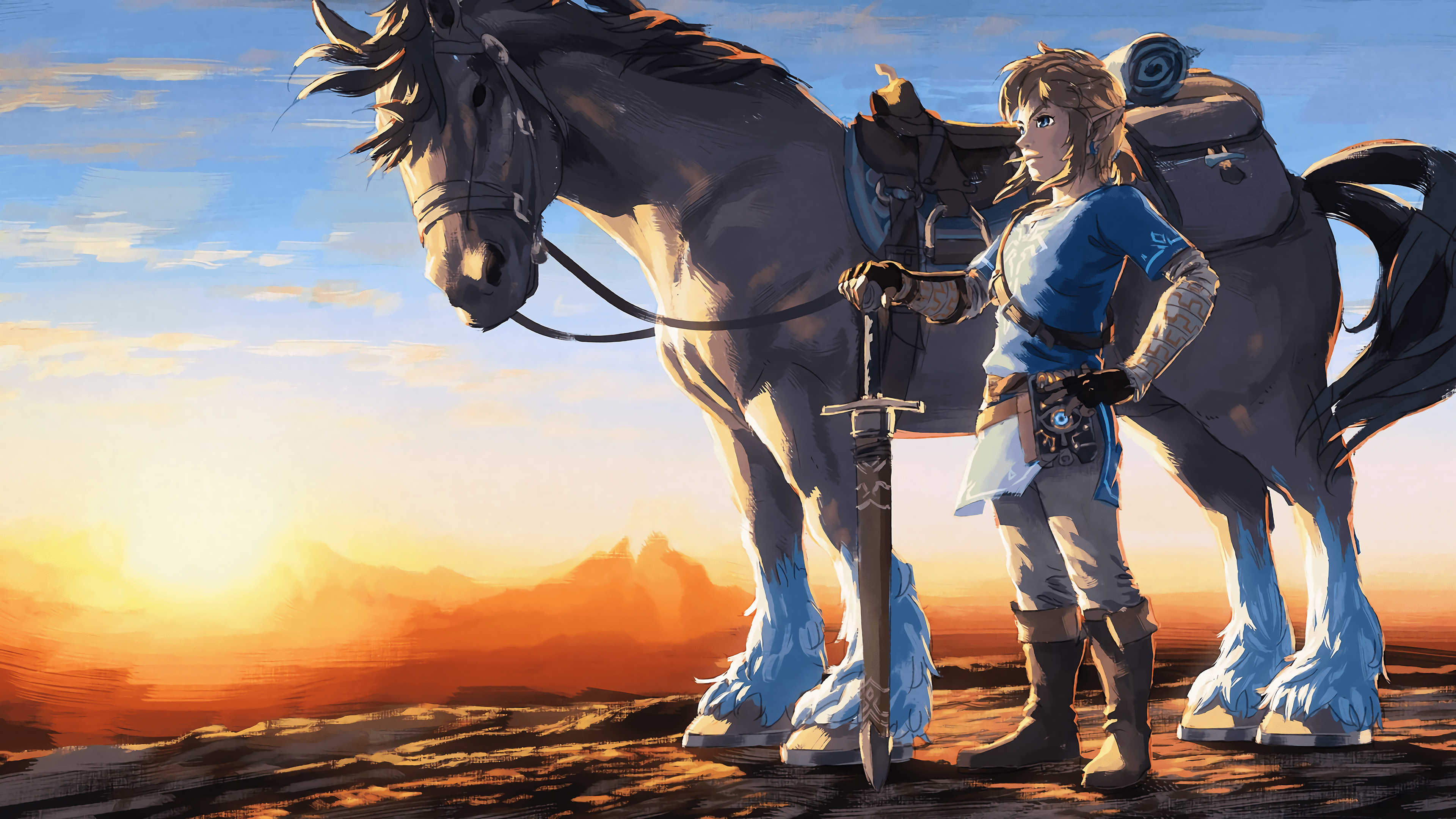 The Legend of Zelda Breath of the Wild 2K Wallpapers