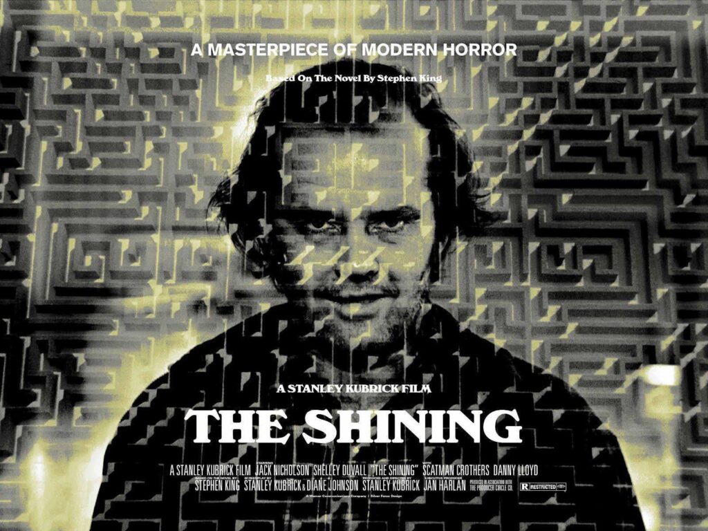 THE SHINING horror thriller dark movie film classic poster