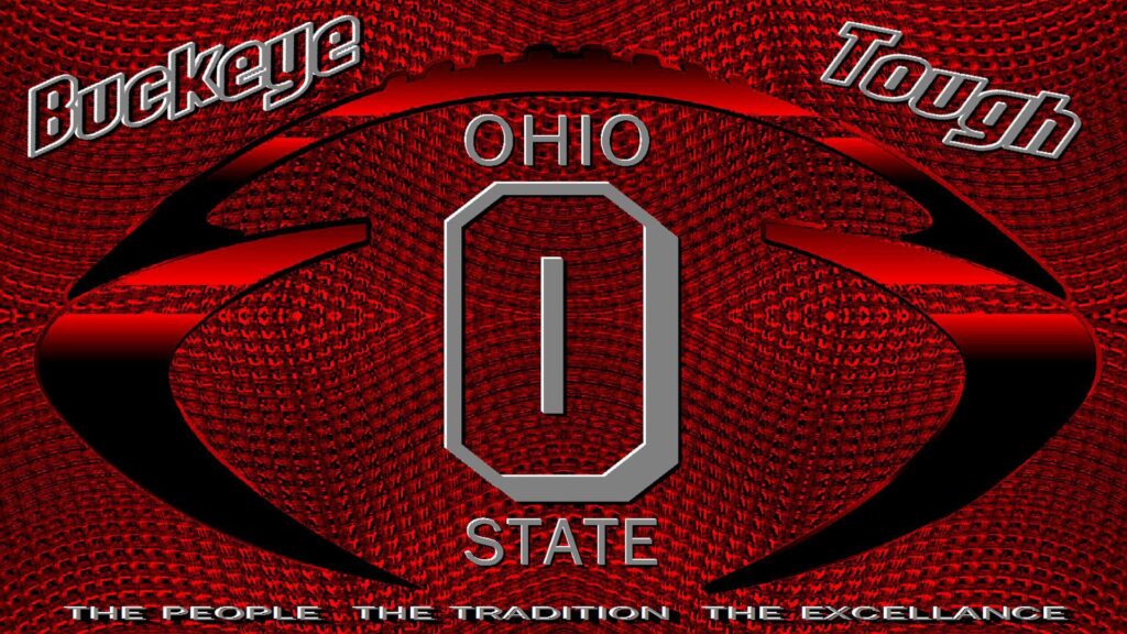 Ohio state buckeyes desk 4K backgrounds desk 4K wallpapers 2K high