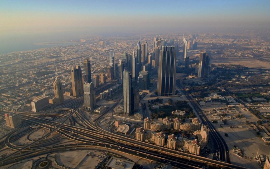 Dubai Aerial View wallpapers