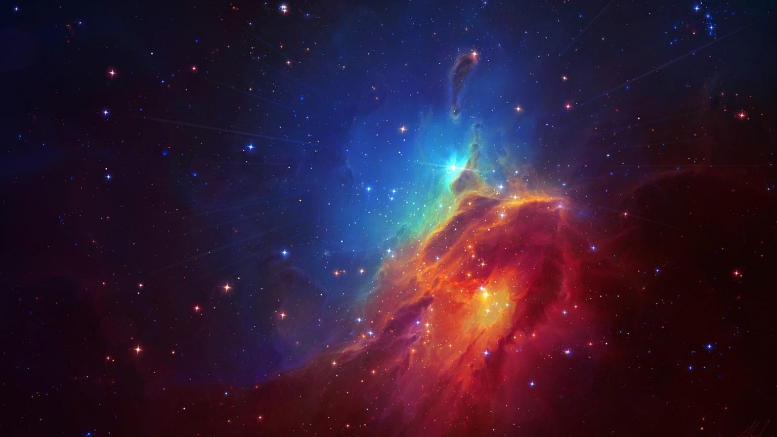 Beautiful Colourful Galaxy x HDTV Wallpapers