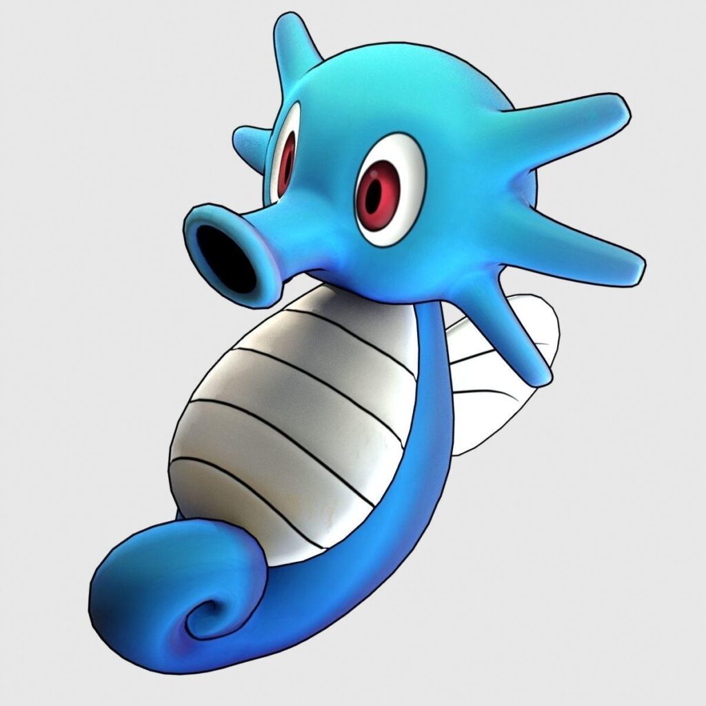 D model Horsea pokemon