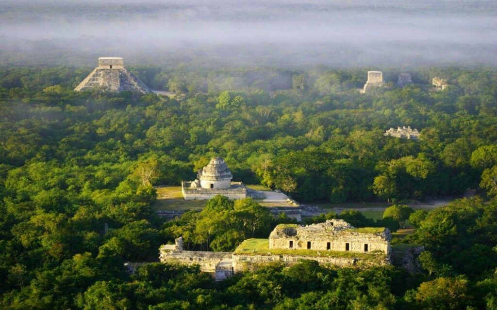 Landscape, Nature, Chichen Itza, Temple, Ruins, Archeology