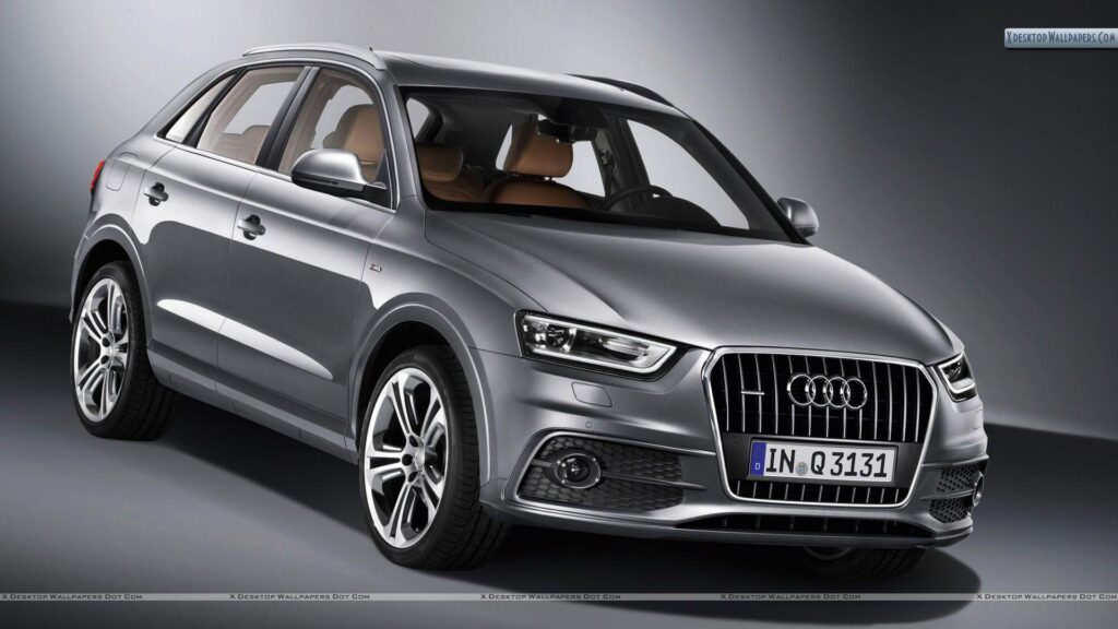Audi q car on the road wallpapers and Wallpaper