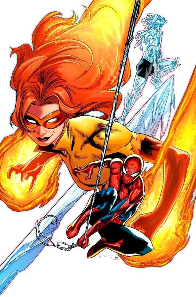 Angelica Jones, aka Firestar Throwback to ‘Spider