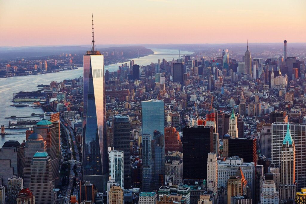 One World Trade Center Building in New York City Wallpapers