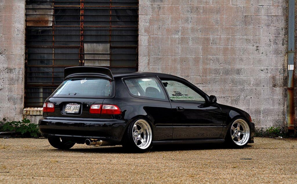 Picture Honda Civic eg Stance BellyScrapers Low CCW Black Cars
