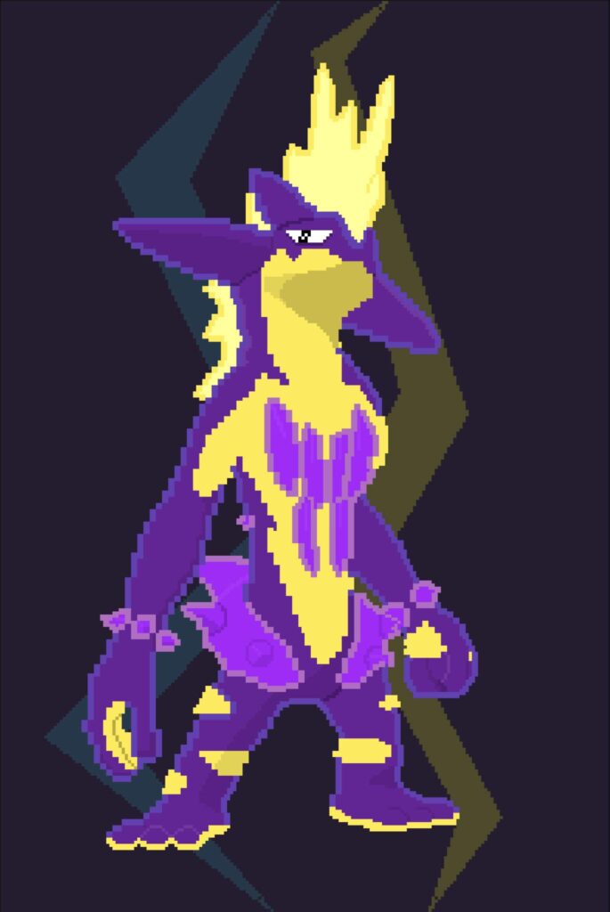 Just more Pixel art I made This time Toxtricity!
