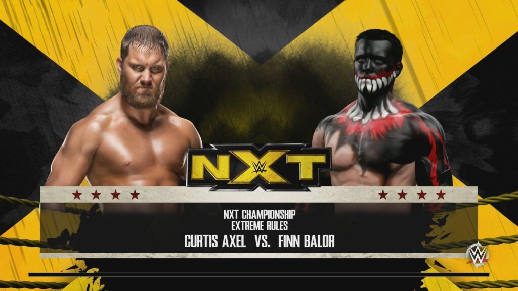 NXT TakeOver Curtis Axel vs Finn Bálor NXT Championship Match WWE