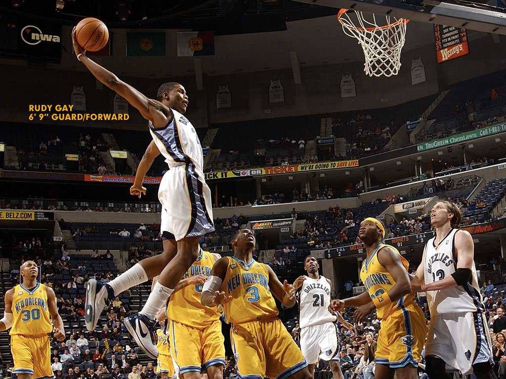 NBA Grizzlies NO Rudy Gay Dunk picture