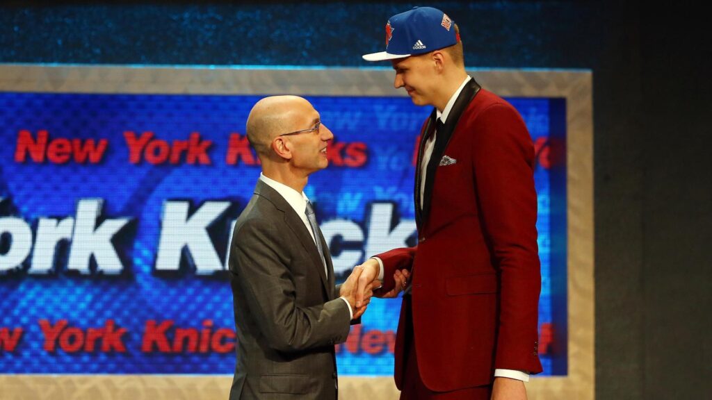 Knicks make Kristaps Porzingis fourth overall pick in NBA draft