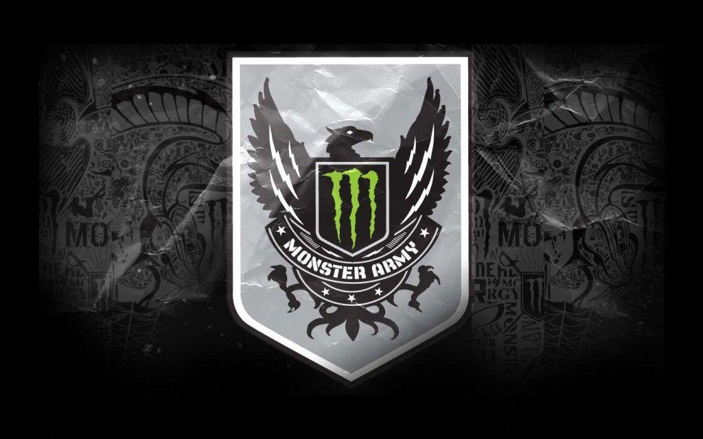Monster Energy Monste Army Logo 2K Wallpaper Backgrounds