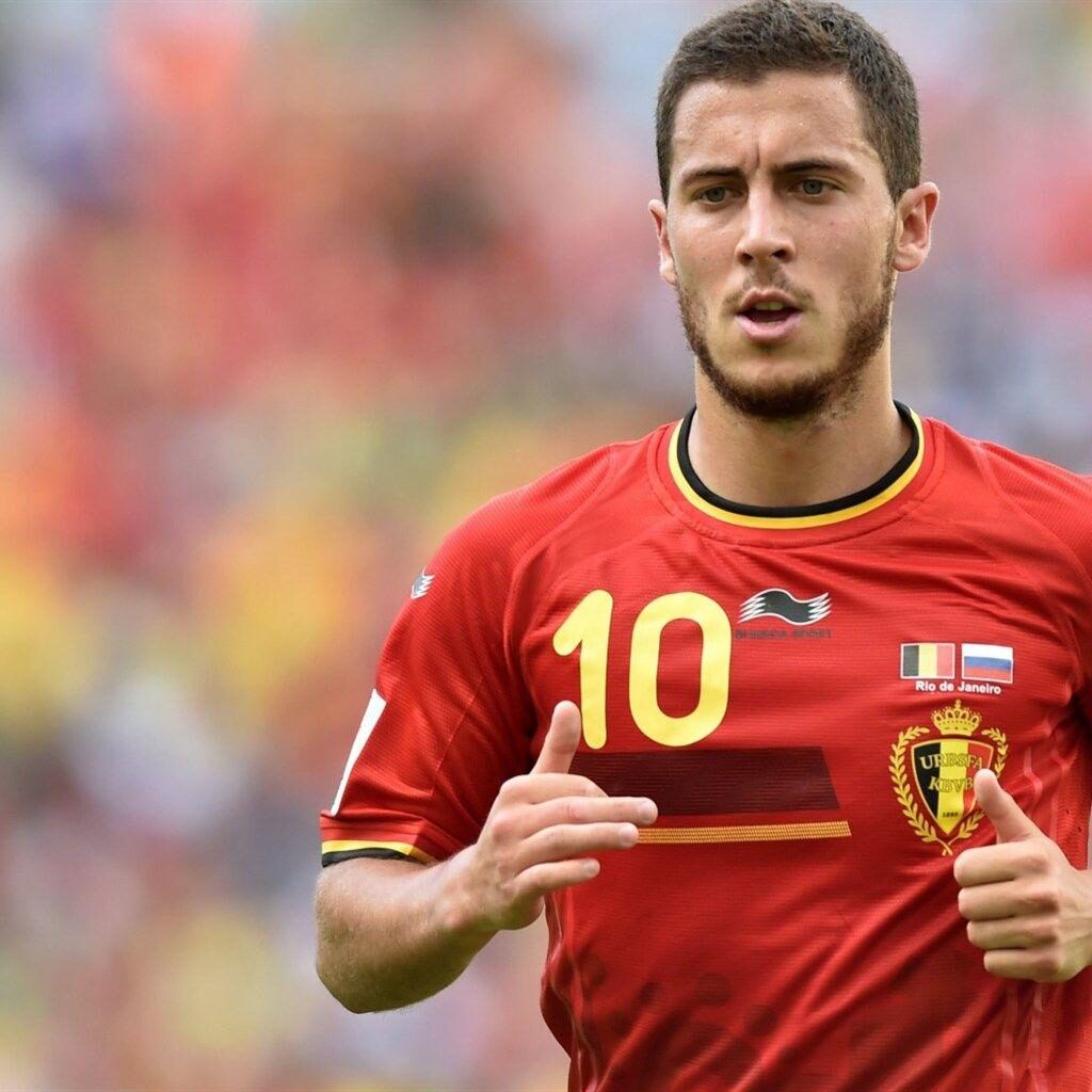 Download wallpapers Eden Hazard, k, footballer, Belgium national