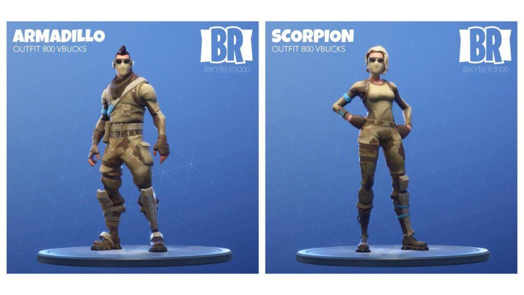 Fortnite Tracker on Twitter Preview of Armadillo and