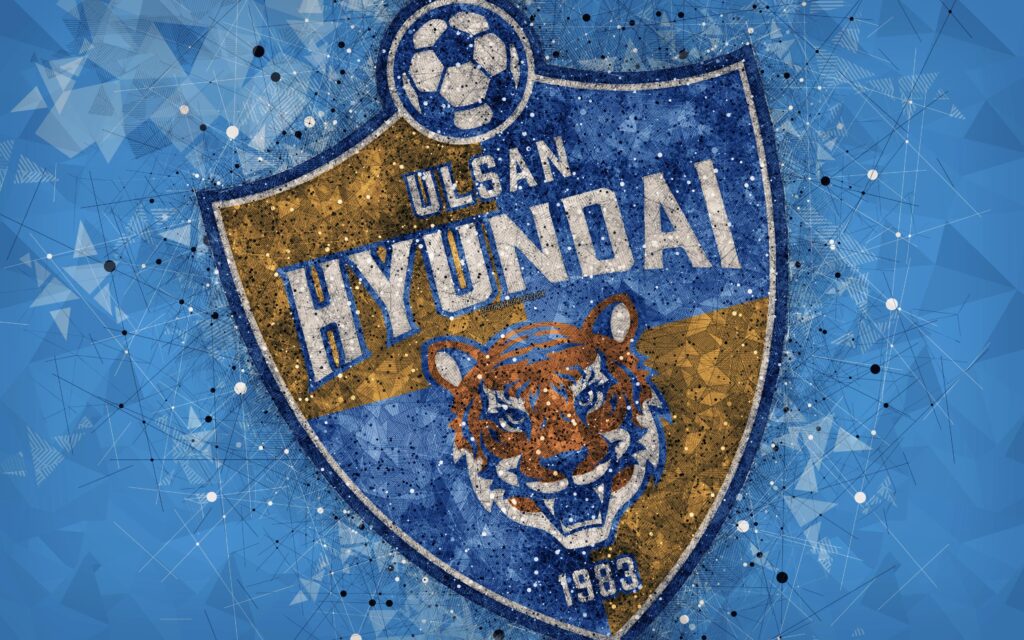 Download wallpapers Ulsan Hyundai FC, k, logo, geometric art