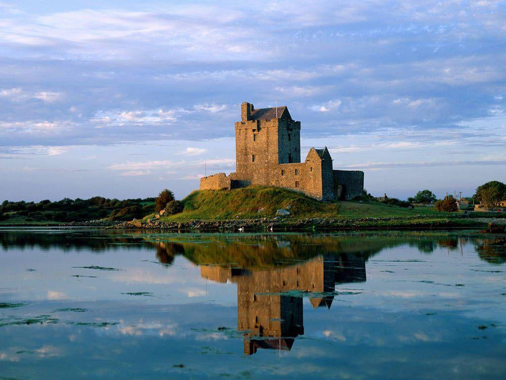 Ireland city reflection castle wallpapers