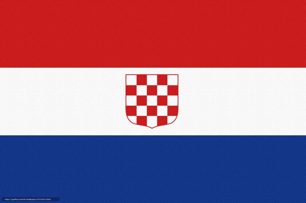 Download wallpapers flag, Croatia free desk 4K wallpapers in the