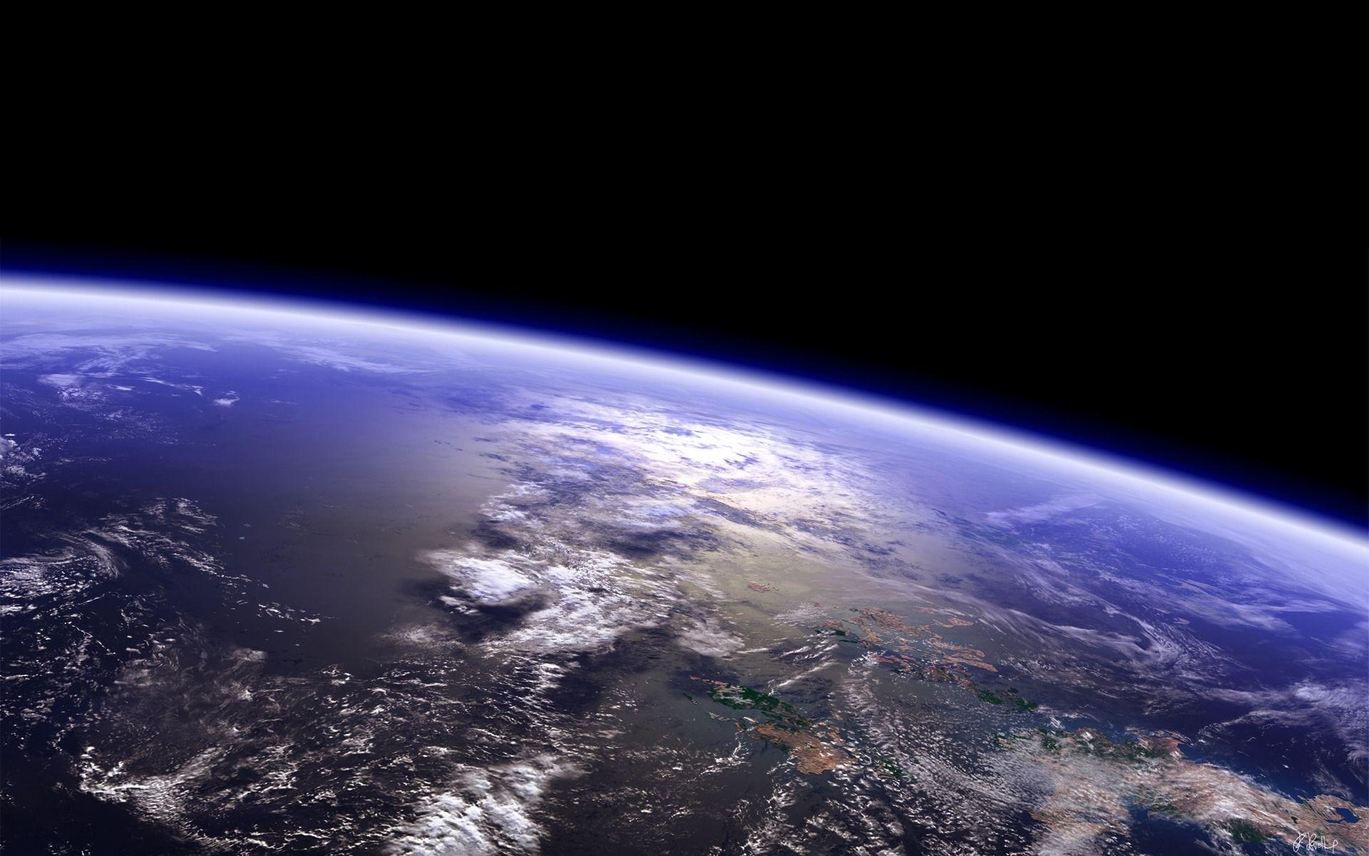 Earth View from Space 2K Wallpapers