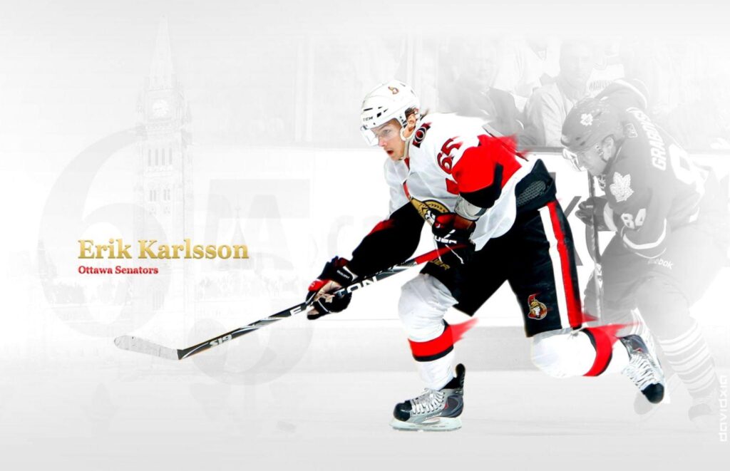 Erik Karlsson Ottawa Senators 2K Desk 4K Backgrounds
