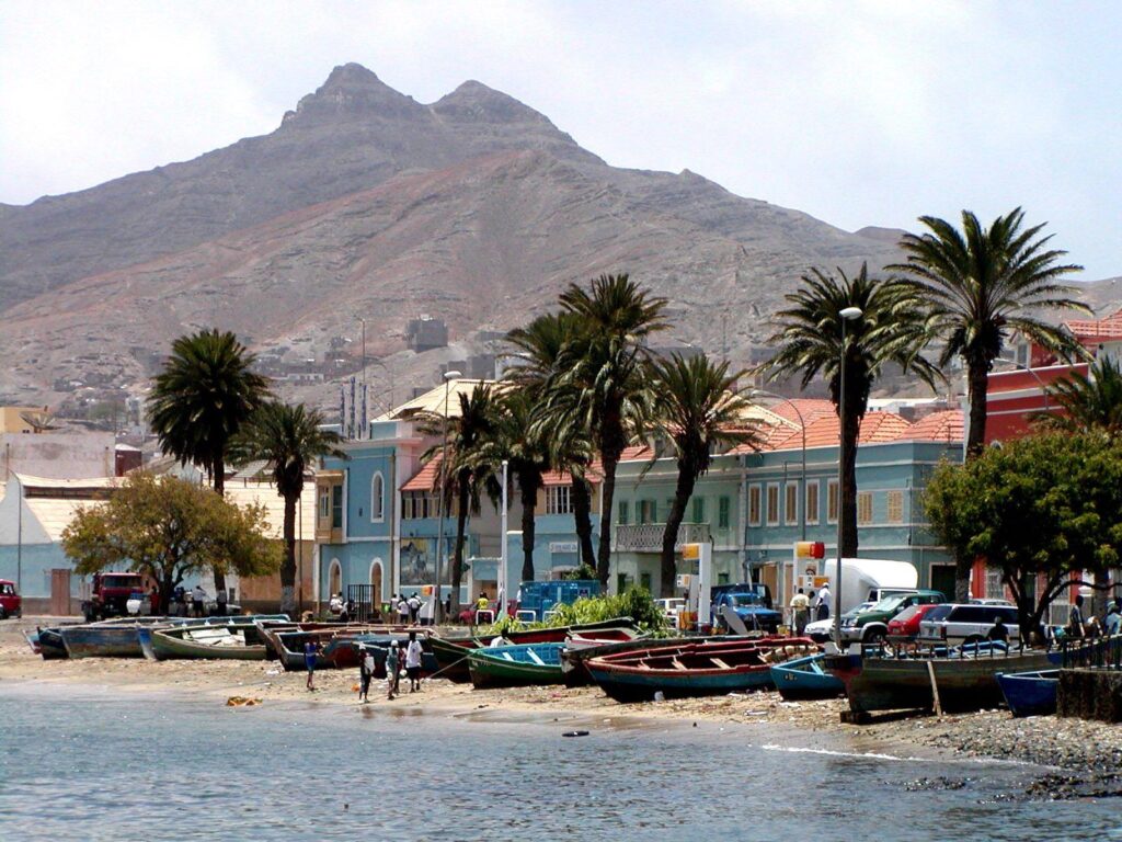 Travel photos » Cabo Verde Mindelo harbor front Trip wallpapers