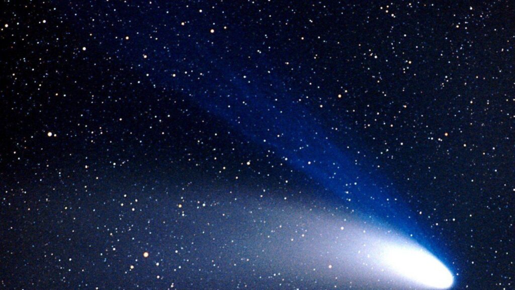 Stars Skies Skyscapes Comet Wallpapers Night Wallpapers