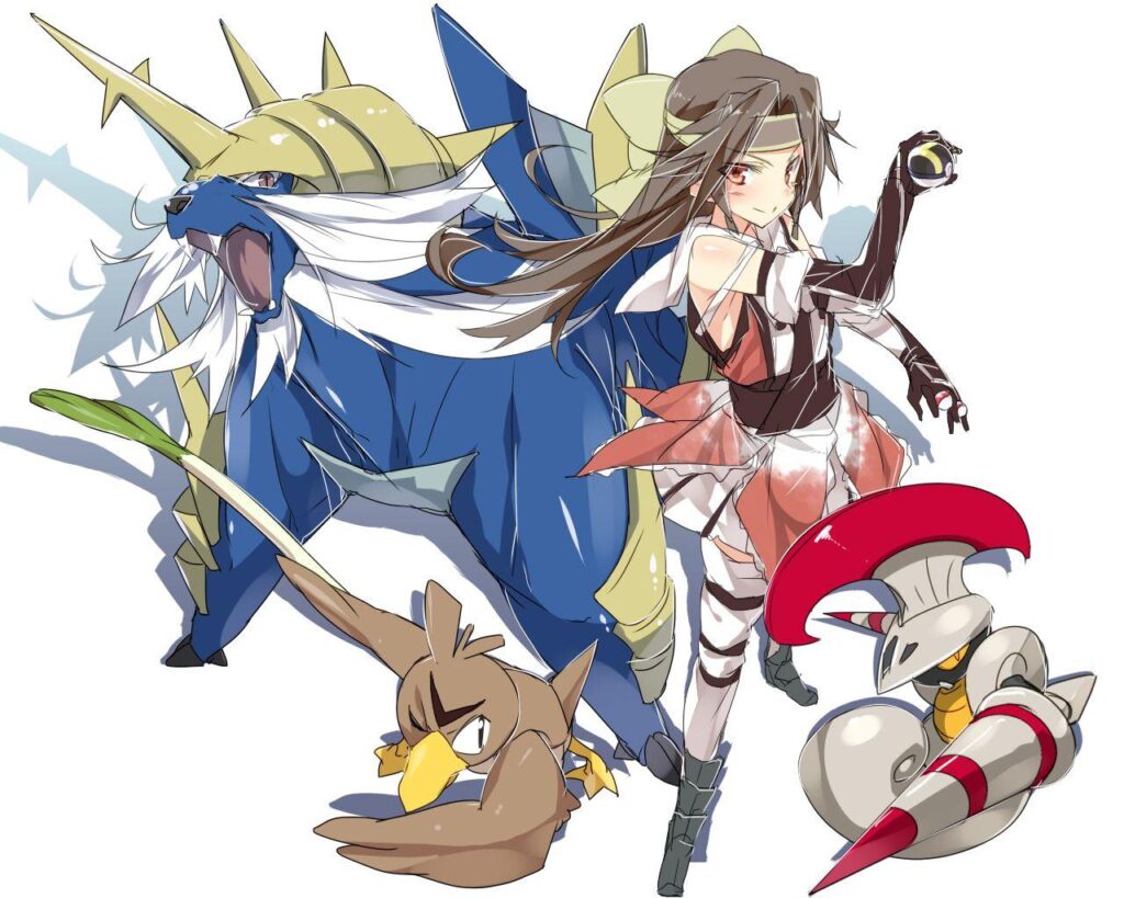 Escavalier, farfetch’d, jintsuu, and samurott