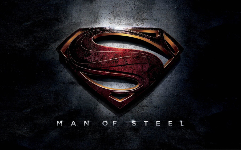 Superman Man of Steel Logo Exclusive 2K Wallpapers